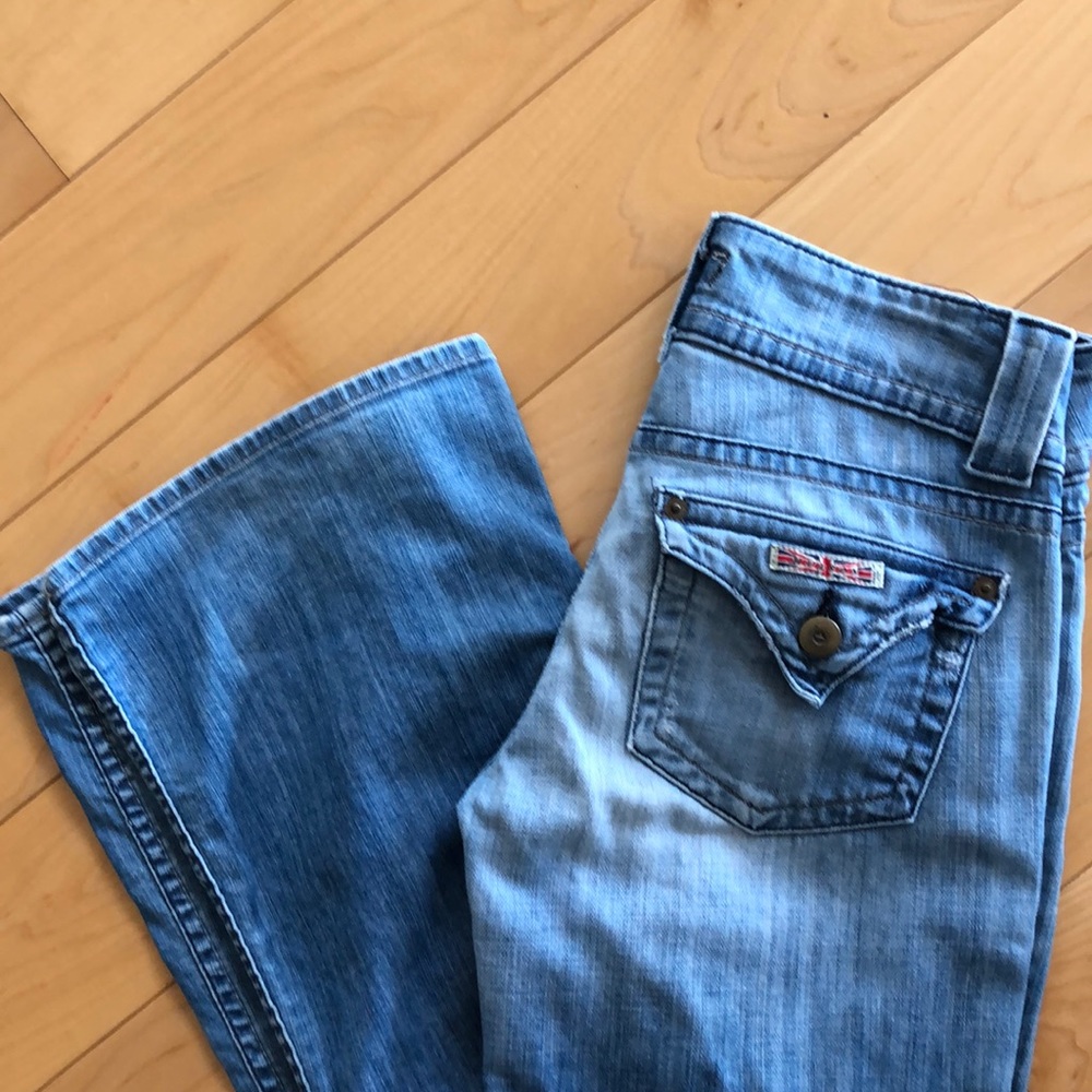 HUDSON jeans wide leg with slim fit. Sz 25